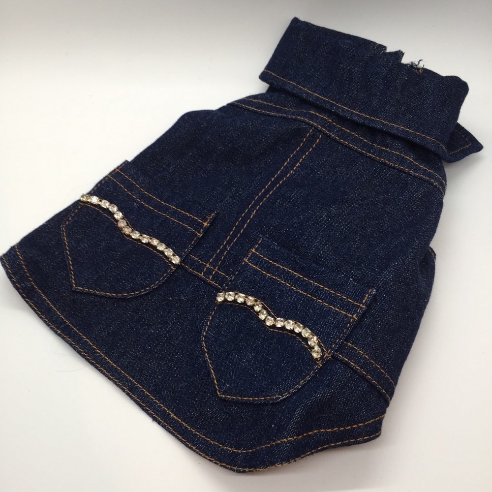 -Denim Dog Dress